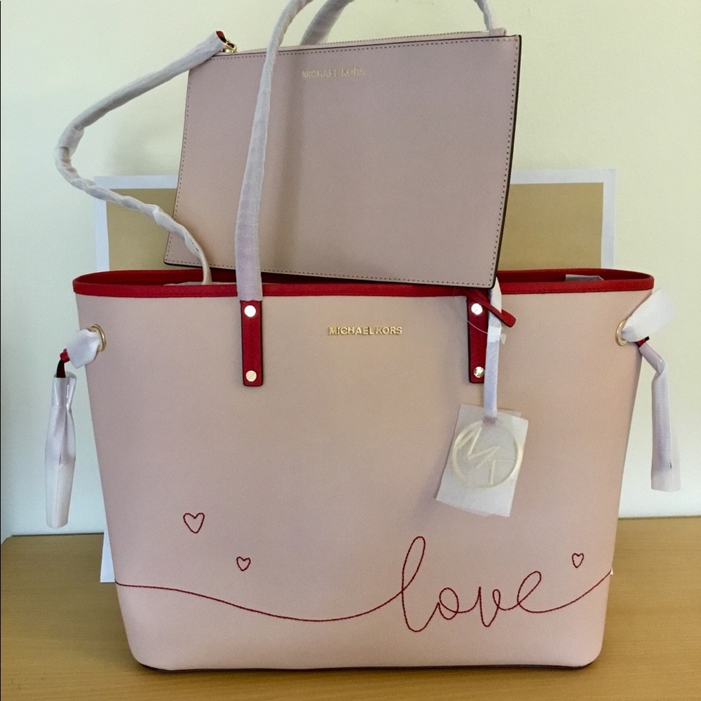 🌿Michael Kors Jet Set Travel Large Drawstring NWT - Picture 4 of 8